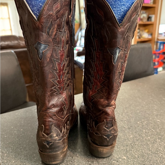 Dan Post Wingtip Snip Toe Leather Western Cowboy Boots size 9.5M Womens. - Picture 4 of 8